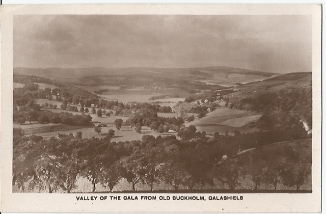  Valley of the Gala from Old Buckholm, Galashiels 